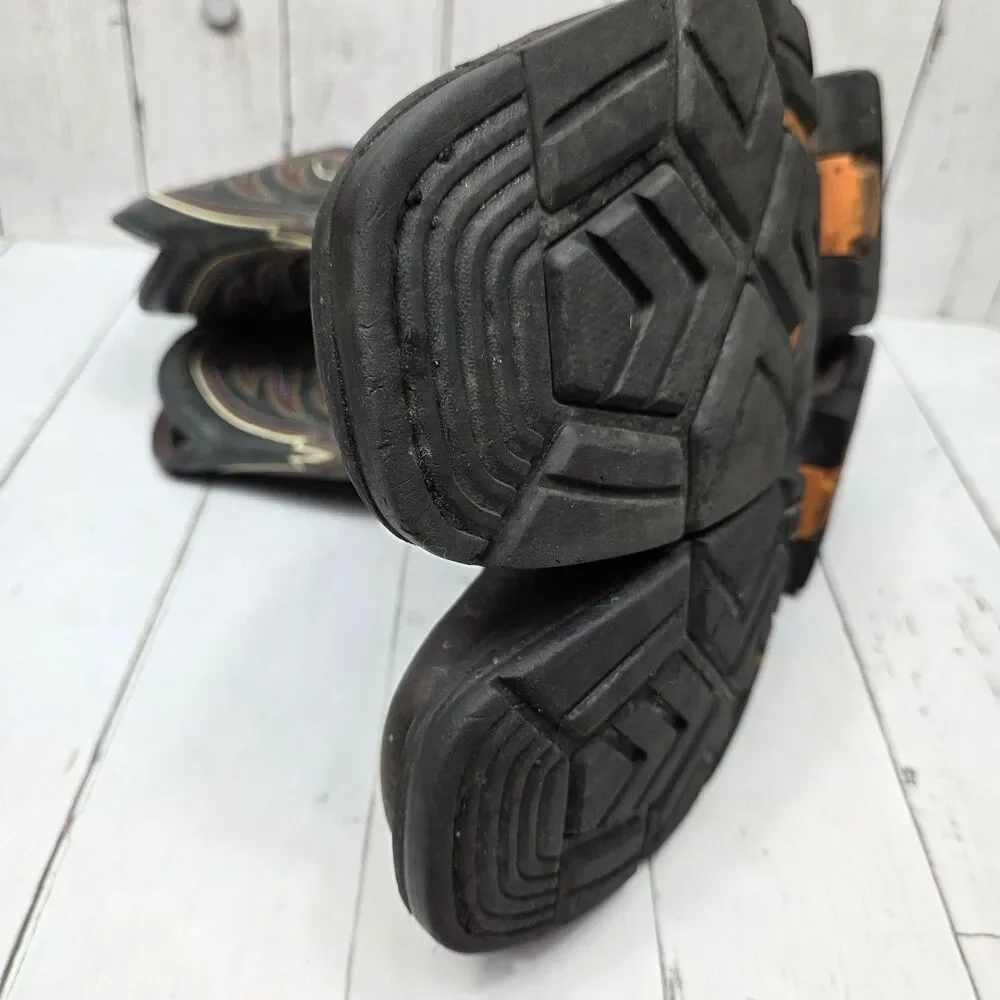 Ariat Work Men's Leather Boots ASTM F2892-18 EH Size 10.5 EE Wide Brown Black